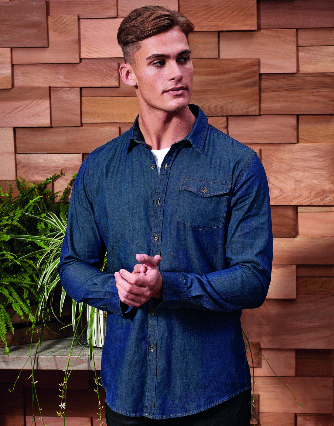 Royal blue hotsell shirt with jeans